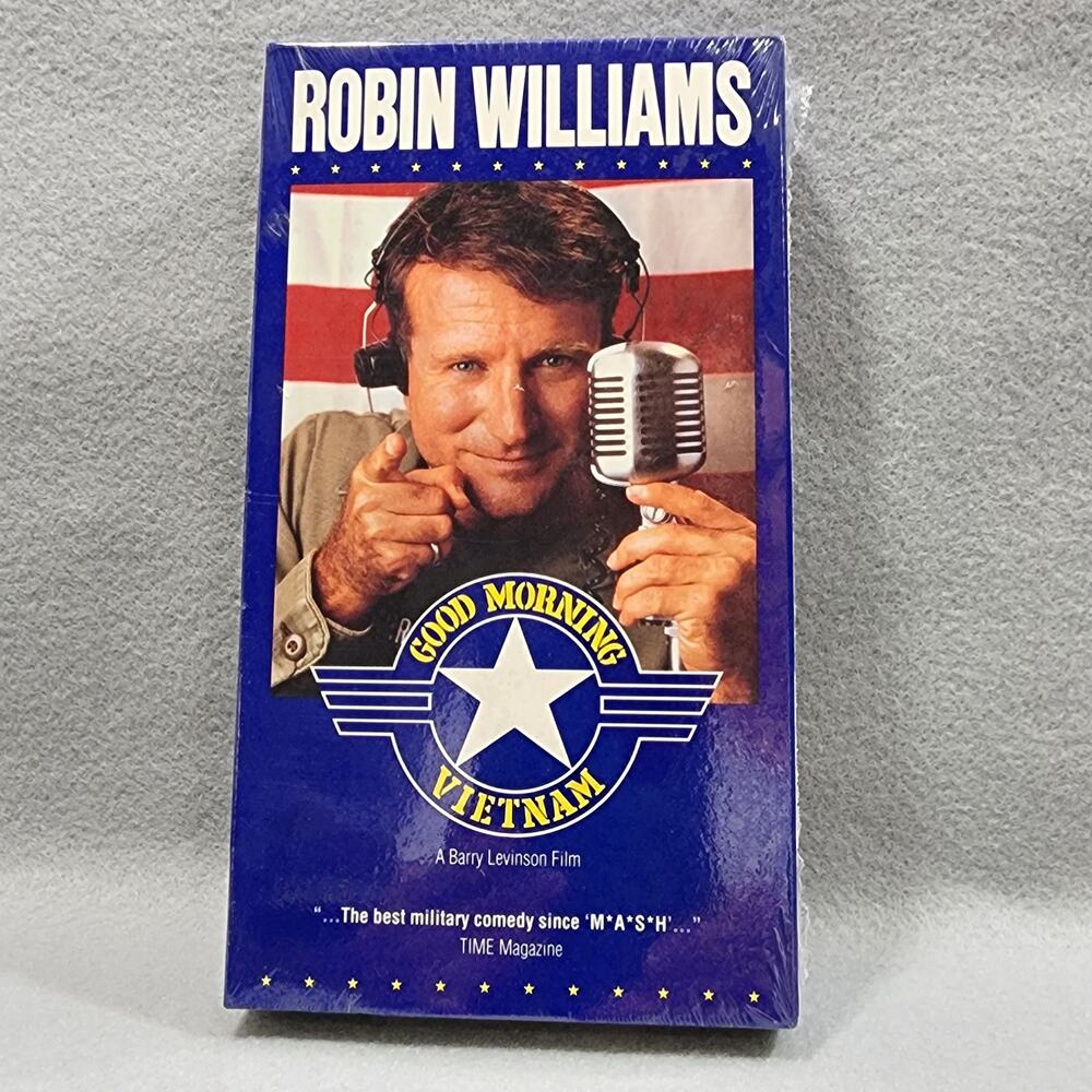 Good Morning, Vietnam (VHS, 1995, Robin Williams) NEW Factory Sealed - NOS